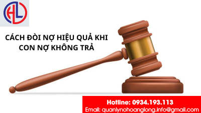 Cách đòi nợ hiệu quả khi con nợ không trả